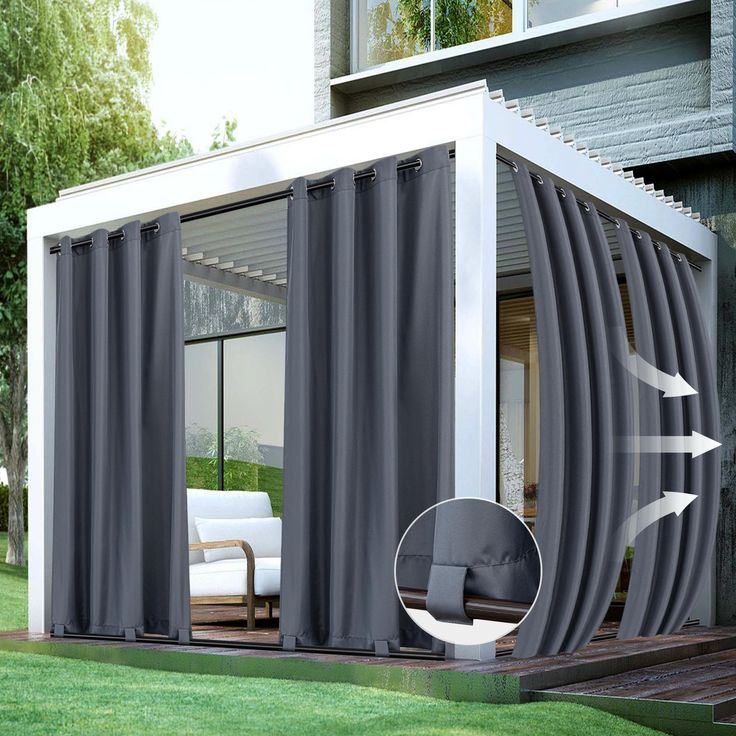 Custom Balcony Curtains to Match Your Outdoor Aesthetic